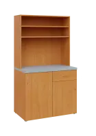 KUCH - ERGO 0 kuchyňka otevřená (lednice), 1800x1000x600 mm, buk royal